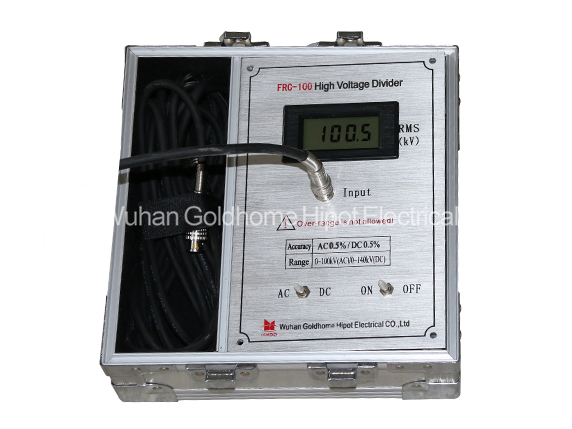 Digital AC/DC Kilovoltmeter Resistive-Capacitive High Voltage Divider