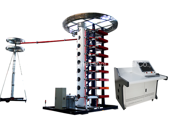 1600kV/160kJ High Voltage Impulse Voltage Test System For Lighting Test