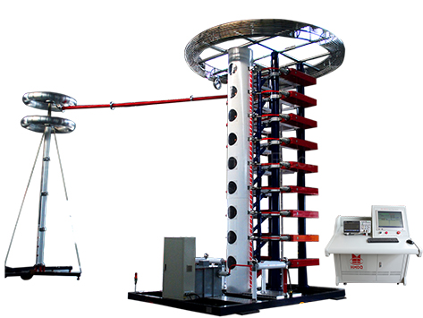 1600kV/160kJ High Voltage Impulse Voltage Test System For Lighting Test