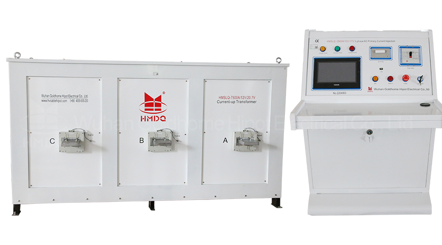 7500A Three Phase Long-term Running Primary Current Injection Test Set For Temperature Rise Test