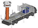 800KV High Voltage Automatic AC Test Vehicle/Platform