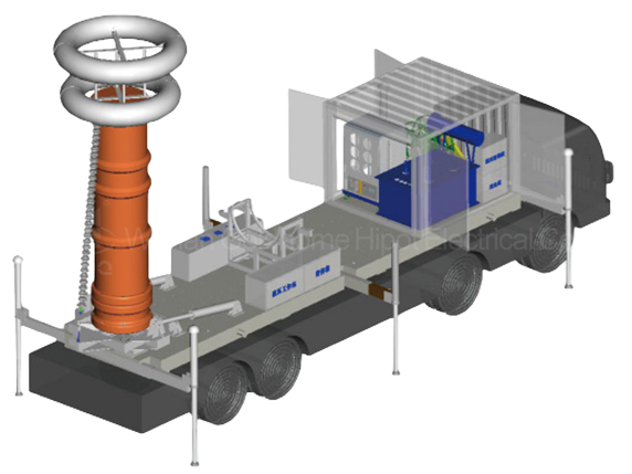 800KV High Voltage Automatic AC Test Vehicle/Platform