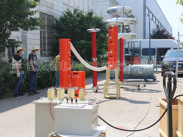 Characteristics of AC resonant testing system for power frequency withstand voltage test