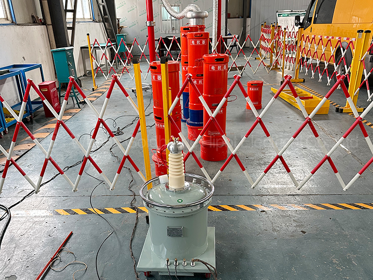 How to use Variable frequency resonant test system for cable withstand voltage test