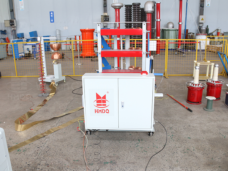 How to determine the charging resistance value in a multi-stage impulse voltage generator